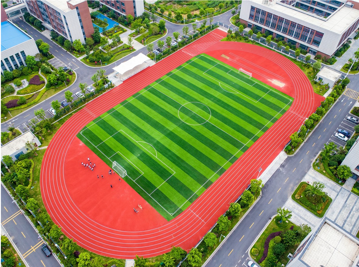 随州市全塑型塑胶跑道学校塑胶跑道 - 厂家